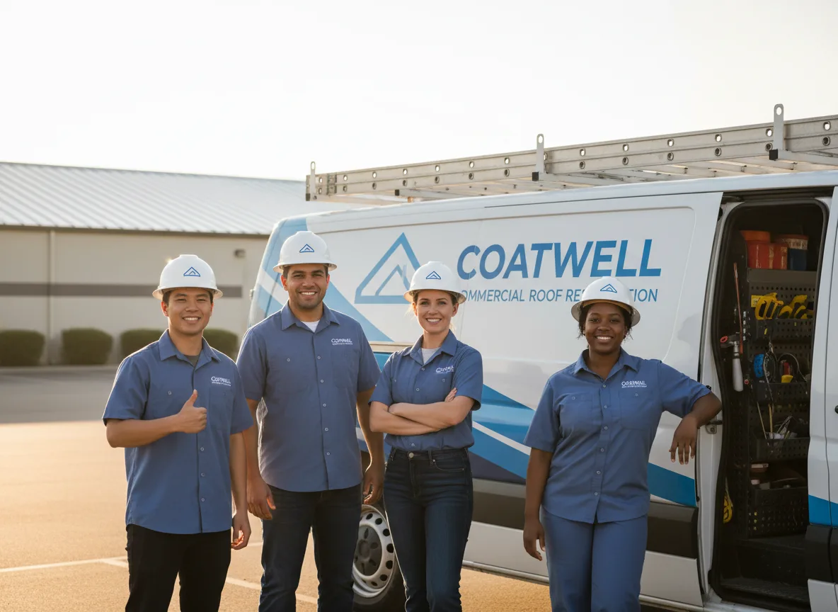 Commercial roof coating company in Warren, MA